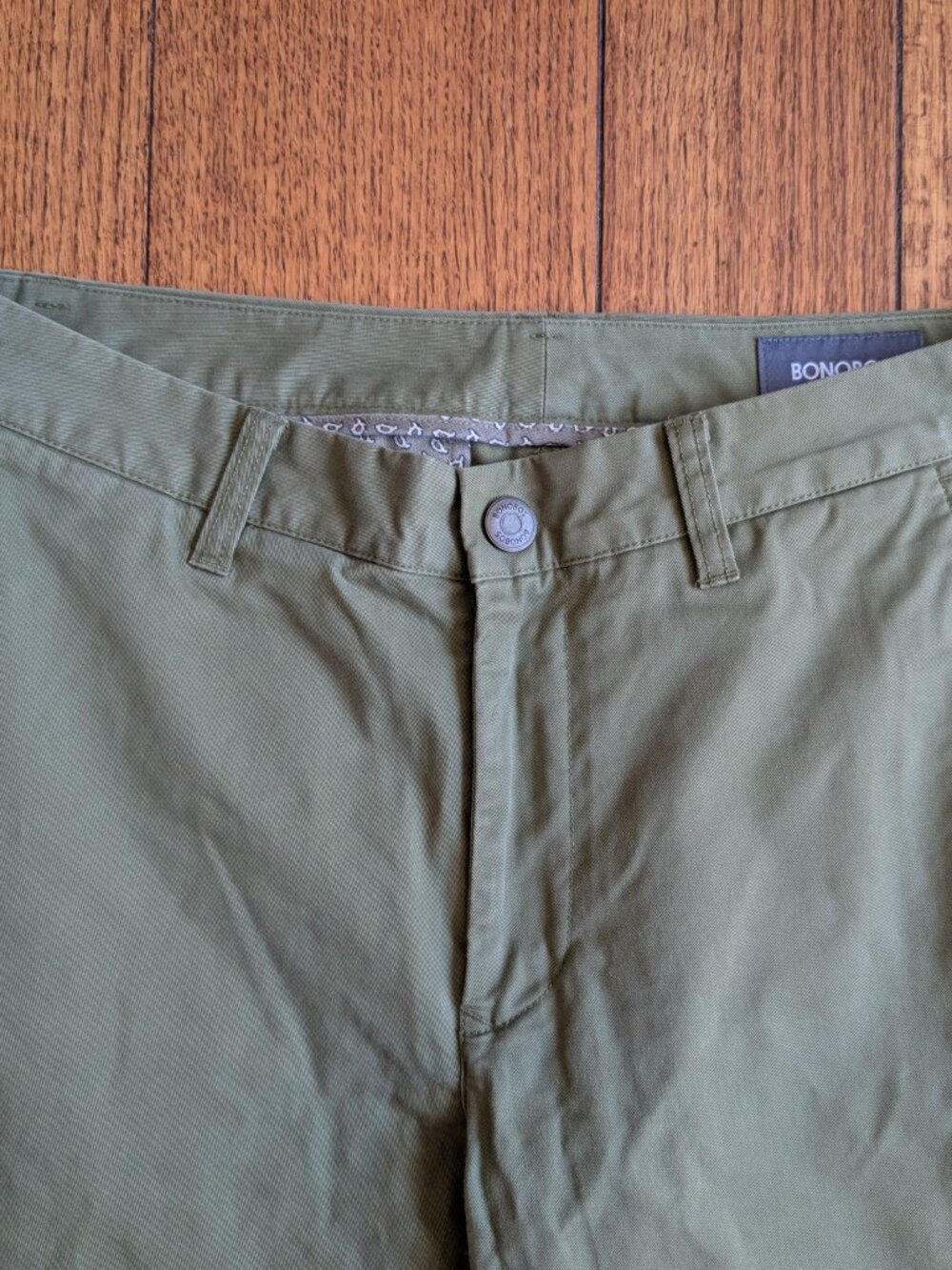 Bonobos pants green men's 31x30 olive green - Picture 2 of 6